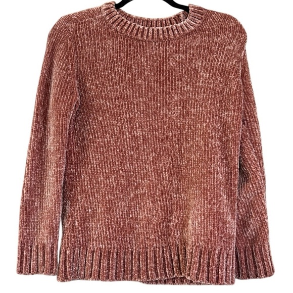 Orvis Sweaters - Orvis Ribbed Velvet Dusty Rose Pink Sweater Women’s XS Valentines Day Spring